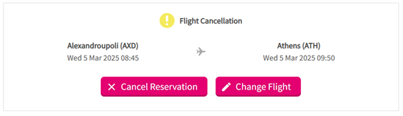 flight cancellation