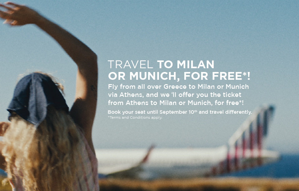 Travel to Milan or Munich for free!