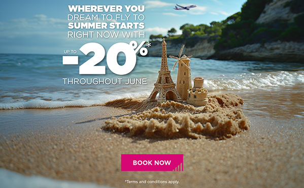 up to -20%* to Greece & abroad throughout June