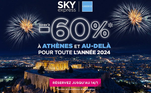 Jusqu'à 60 % de réduction vers TOUTE destination!