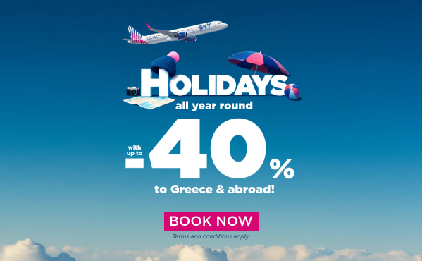 Up to -40% to all destinations