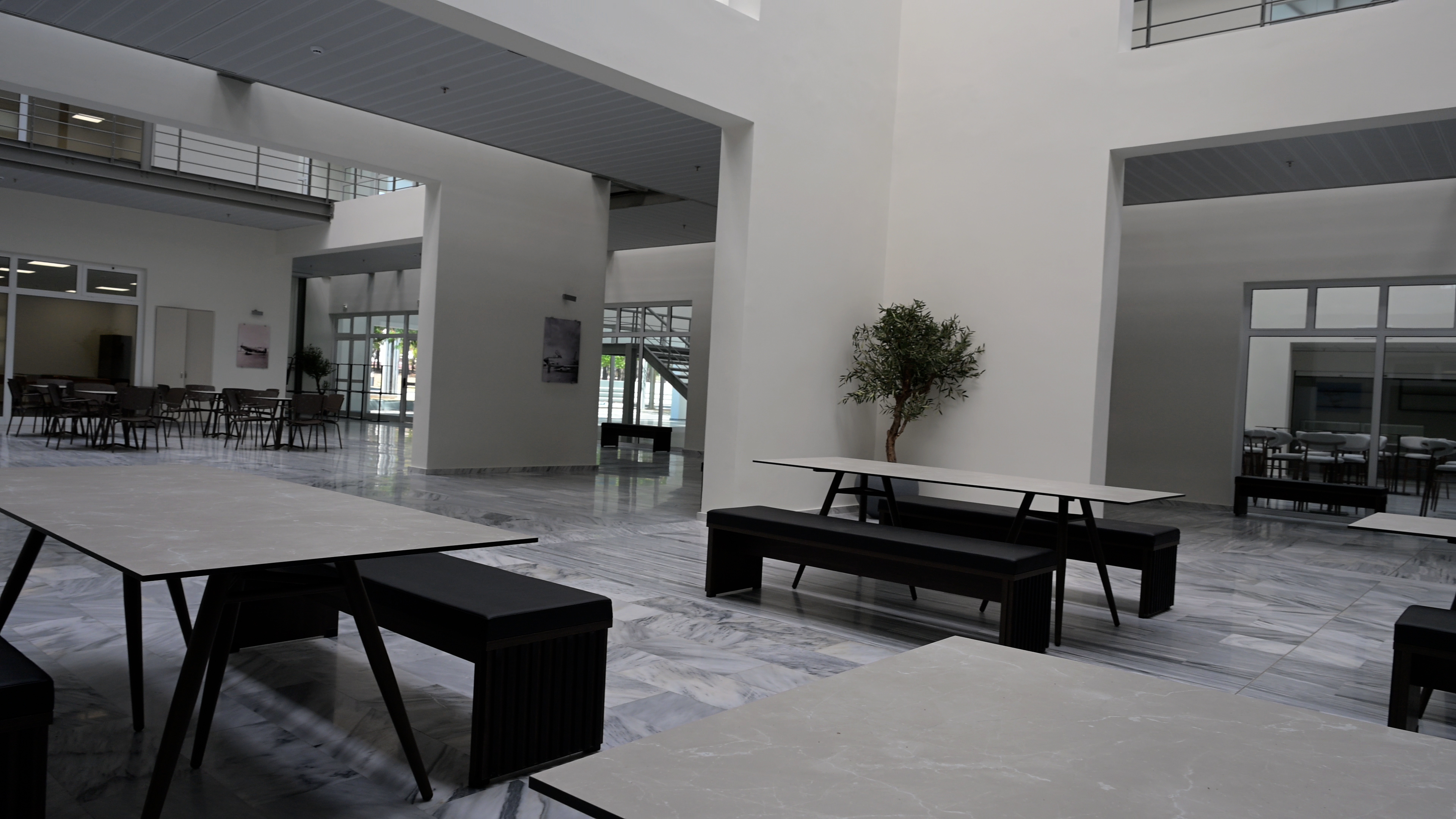 Common area of the renovated Icarus School lounge