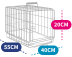 pet cage dimensions